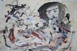 100 yards from home 15 by Kelvin Burr, Painting, Acrylic on paper