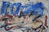 100 yards from home 18 by Kelvin Burr, Painting, Acrylic on paper