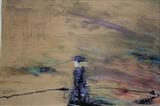100 yards from home 23 by Kelvin Burr, Painting, Acrylic on paper