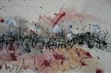 100 yards from home 25 by Kelvin Burr, Painting, Acrylic on paper