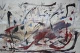 100 yards from home 5 by Kelvin Burr, Painting, Acrylic on paper