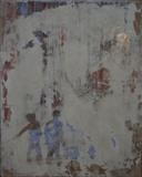 2 Ancestors by Kelvin Burr, Painting, Lime, Marble Dust , Pigment, Watercolour,Wax Soap