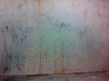 Conversation with a never born child 7 by Kelvin Burr, Painting, Lime,ash,pigment on board