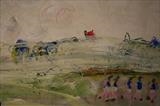 Fat Guy Wins Race for Once- Remix2011 by Kelvin Burr, Painting