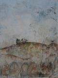I Looked Everywhere Until I Found You by Kelvin Burr, Painting, Lime, Marble Dust , Pigment, Watercolour,Wax Soap