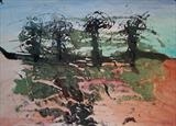 In the shire 2 by Kelvin Burr, Painting, Mixed Media on paper