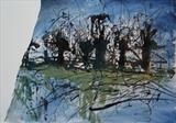 In the shire 5 by Kelvin Burr, Painting, Mixed Media on paper