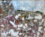 Nest In The Mist by Kelvin Burr, Painting, Mixed Media