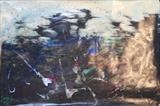 Running 1 by Kelvin Burr, Painting, Mixed Media on paper