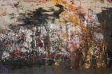 Running 5 by Kelvin Burr, Painting, Mixed Media on paper