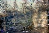 Running 8 by Kelvin Burr, Painting, Mixed Media on paper