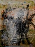 Running 9 by Kelvin Burr, Painting, Mixed Media on paper