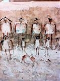 Studio Wall 2011 by Kelvin Burr, Painting