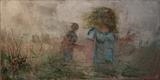 The Fruit Pickers by Kelvin Burr, Painting