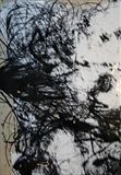 White V Black 3 by Kelvin Burr, Painting, Oil on Board