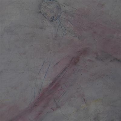 Life force leaking-detail by Kelvin Burr, Painting